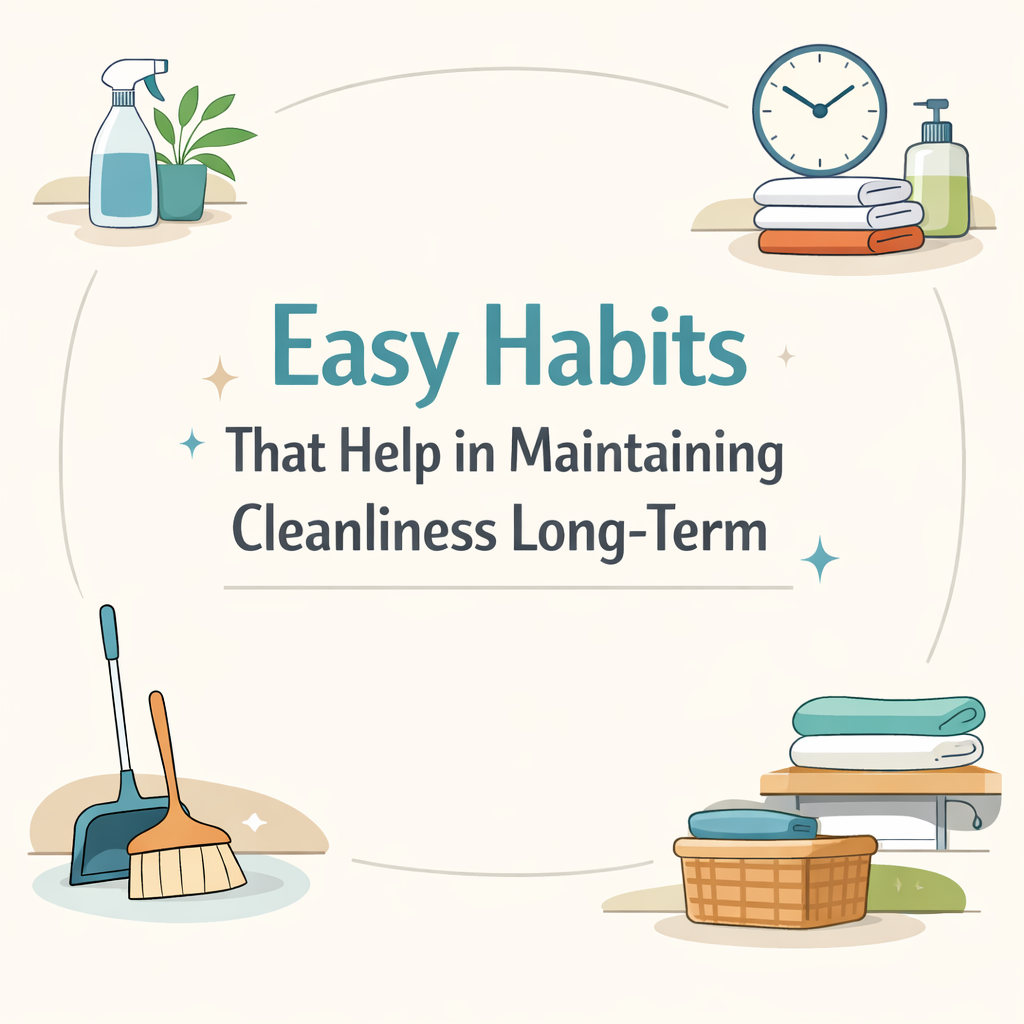 Easy Habits That Help in Maintaining Cleanliness Long-Term